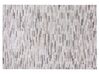 Šedý kožený koberec 140x200 cm AHILLI_688984