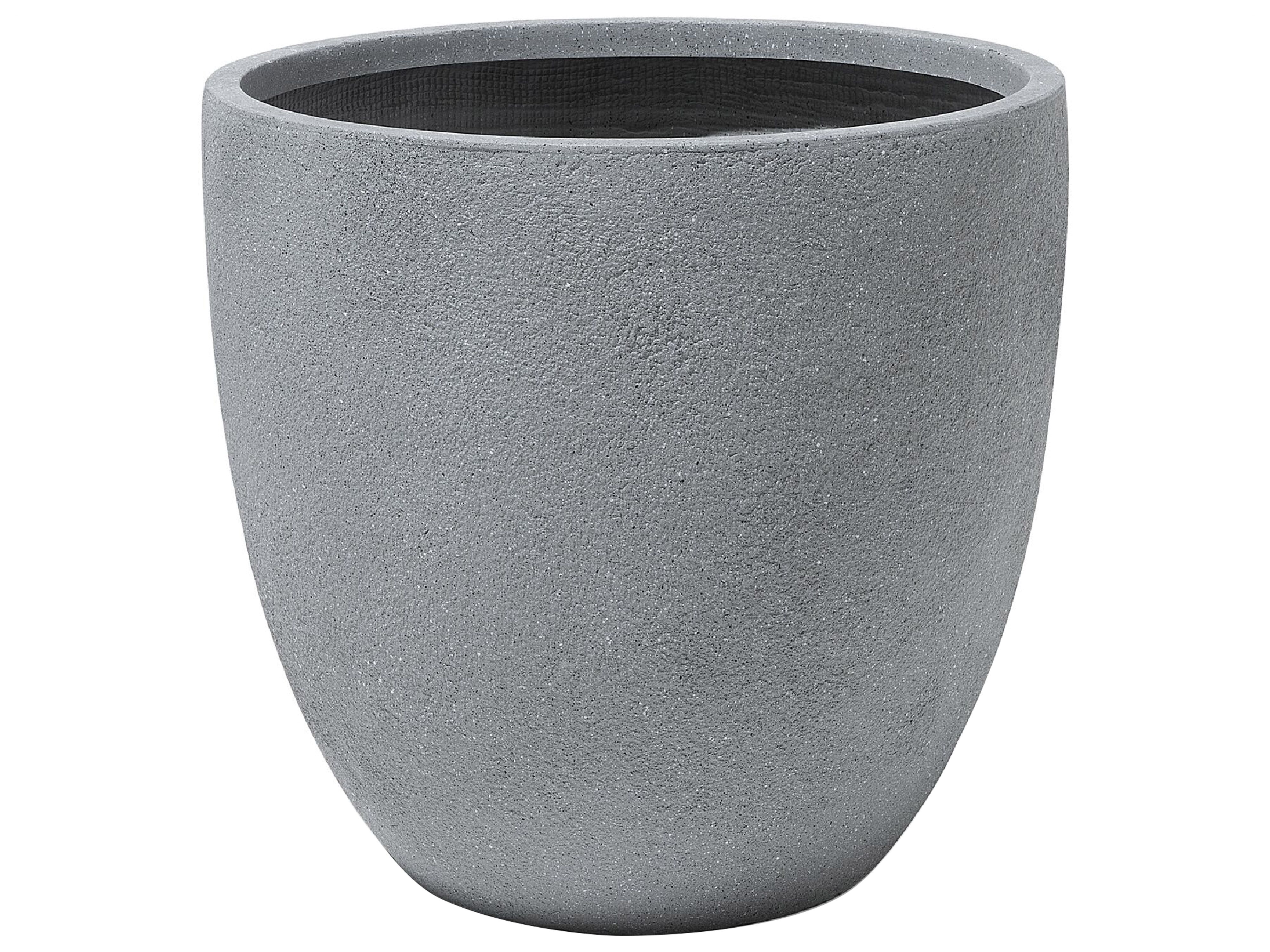 Vaso per piante grigio 55 x 55 x 53 cm KANNIA 