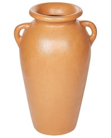 Vaso decorativo em terracota laranja 42 cm DABONG