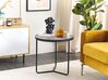 Coffee Table Concrete Effect with Black MELODY Medium_822479