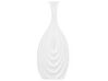 Dekoratívna keramická váza 39 cm biela THAPSUS_734289