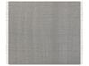 Decke Baumwolle schwarz / weiß 220 x 240 cm geometrisches Muster CHYAMA_907433