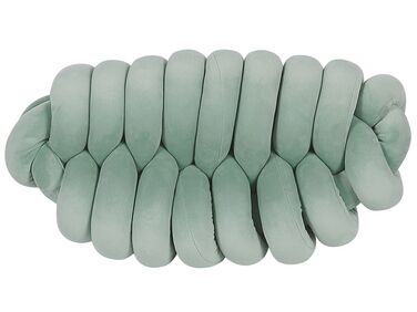 Knot Cushion 45 x 25 cm Green PANARA