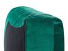 7 Seater Curved Modular Velvet Sofa Dark Green ROTUNDE_793589