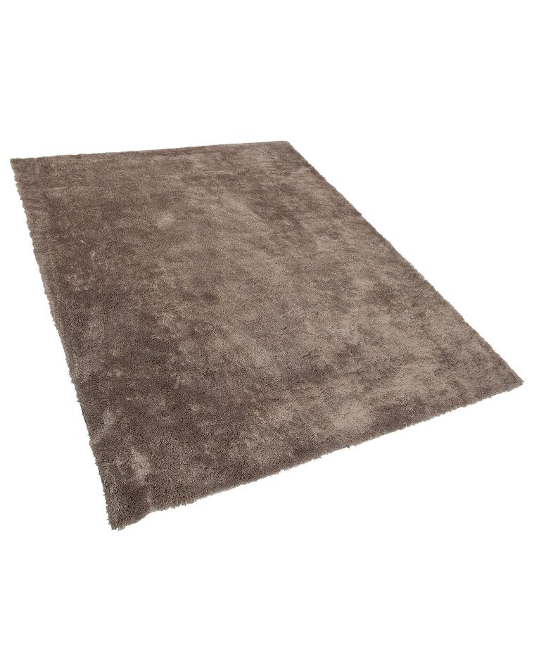 Shaggy Area Rug 160 x 230 cm Light Brown EVREN Beliani.co.uk