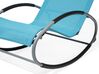 Rocking Sun Lounger Turquoise Blue CAMPO_689285