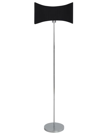 Lámpara de pie de metal plateado CALVILLO