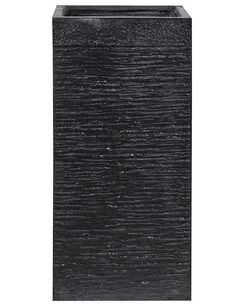 Kukkaruukku savikuituseos musta 33 x 33 x 70 cm DION Kukkaruukku savikuituseos musta 33 x 33 x 70 cm DION