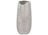 Dekoratívna kameninová váza 32 cm strieborná DERBE_733839