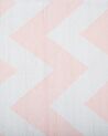 Vloerkleed polyester roze 160 x 230 cm KONARLI_733766