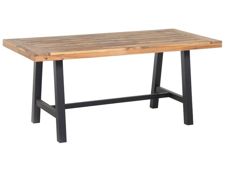 Spisebord akasietre 170 x 80 cm svart/brun SCANIA_705185