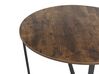 Konferenční stolek tmavé dřevo / černá ORICK_821101