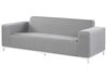 5 Seater Garden Sofa Set Light Grey with White ROVIGO_863112