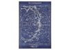 Leinwandbild Sternenkonstellation Karte 63 x 93 cm blau TRAVERSA_816157