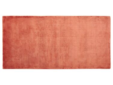 Viskózový koberec 80 x 150 cm oranžový GESI II