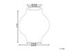 Kukkamaljakko terrakotta ruskeanharmaa 31 cm MAGAN_847847