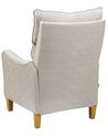 Fabric Recliner Chair Beige ROYSTON_884480