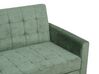 Fabric Sofa Bed Green VEHKOO_914640