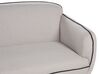 Fabric Sofa with Ottoman Light Grey TONSBERG_896885