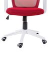 Állítható magasságú piros irodai szék RELIEF_680296