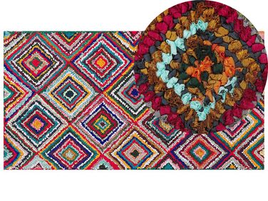 Tapis multicolore en coton 80 x 150 cm KAISERI