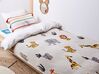 Cotton Kids Blanket Animal Motif 130 x 170 cm Multicolour SAMEO_905363