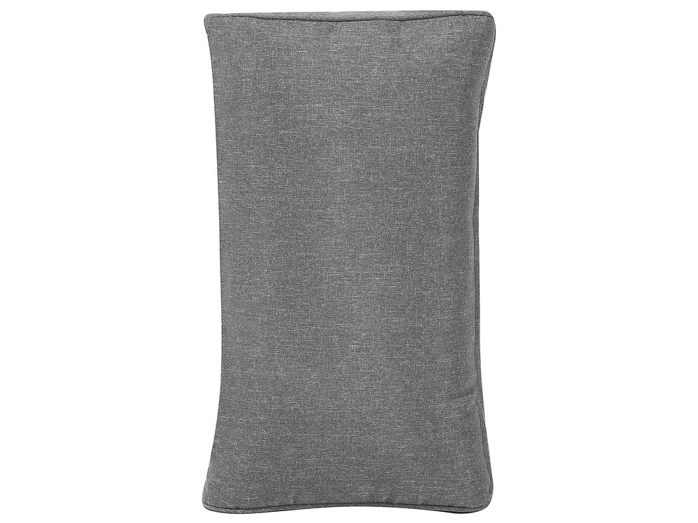 Outdoor Cushion Cover Set Grey AVOLA Beliani.co.uk