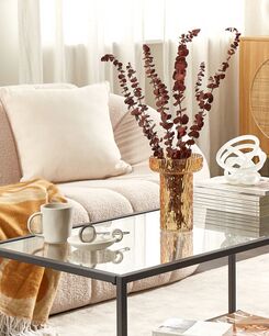 Kukkamaljakko lasi oranssi 20 cm PLATANIA