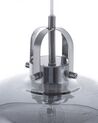Hängeleuchte Rauchglas grau Glockenform WILTZ_693936