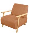 Narancssárga kárpitozott fotel LESJA_913319