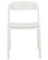 Set of 2 Dining Chairs White SOMERS_873404