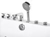 Whirlpool Bath with LED 1800 x 800 mm White HAWES_807901