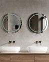 Round LED Wall Mirror ø 79 cm Silver COURSEULLES_837531