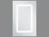 Spiegelkast met LED-verlichting wit/zilver CONDOR_785538