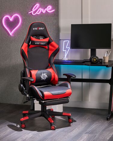 Gaming Chair Black and Red VICTORY