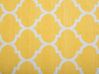 Kanárkově žlutý oboustranný koberec s geometrickým vzorem 160x230 cm AKSU_733428
