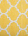 Kanárkově žlutý oboustranný koberec s geometrickým vzorem 160x230 cm AKSU_733428