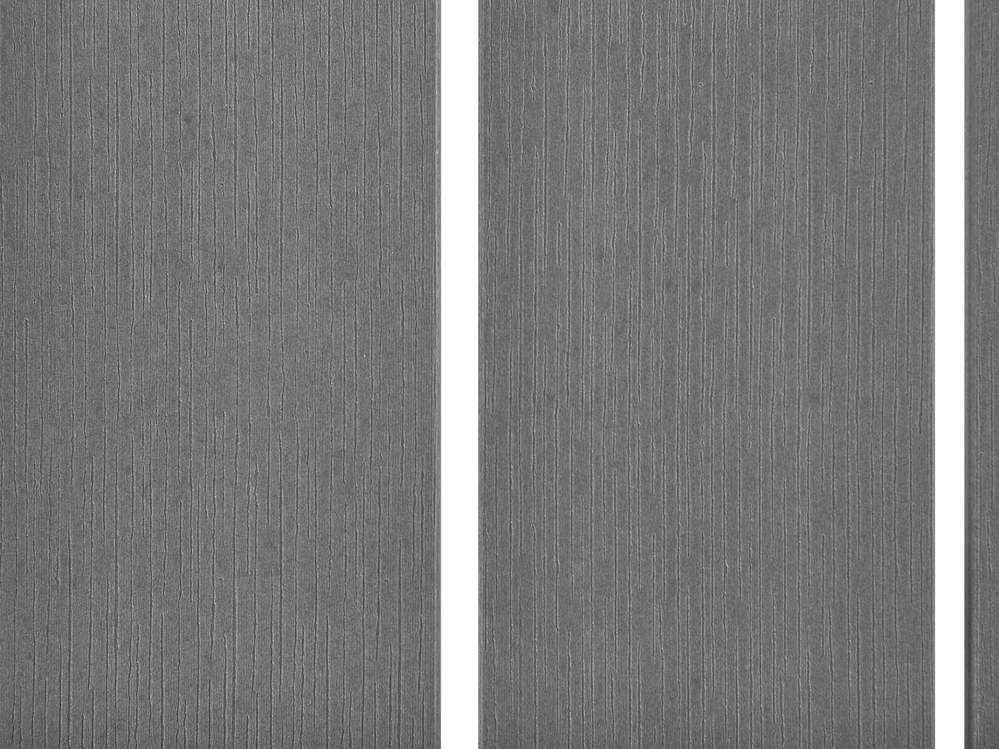 Gartentisch Kunstholz grau schwarz 90 150 / x cm COMO