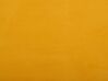 Polsterbett Samtstoff gelb 180 x 200 cm Lattenrost FLAYAT_767577