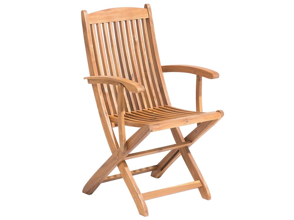 Gartenmöbel Set Akazienholz hellbraun 8-Sitzer MAUI | Beliani.de