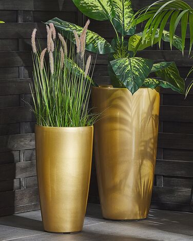 Plant Pot ⌀ 40 cm Gold TSERIA