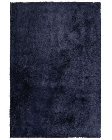 Matta lång lugg 160 x 230 cm mörkblå EVREN