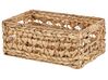 Set of 3 Water Hyacinth Baskets Natural MINNOW_825143