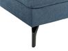 Right Hand Fabric Corner Sofa Blue GLOSLI_915435