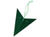 Zöld Bársonyborítású LED-es Papírcsillag Kétdarabos Szettben 45 cm MOTTI_835544