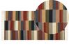 Alfombra kilim de lana multicolor 80 x 150 cm MUSALER_858381