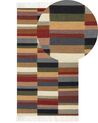 Wool Kilim Area Rug 80 x 150 cm Multicolour MUSALER_858381