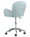 Velvet Desk Chair Mint Green PRIDDY_855093