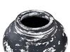 Vase décoratif en terre cuite 33 cm noir et blanc DELFY_850262