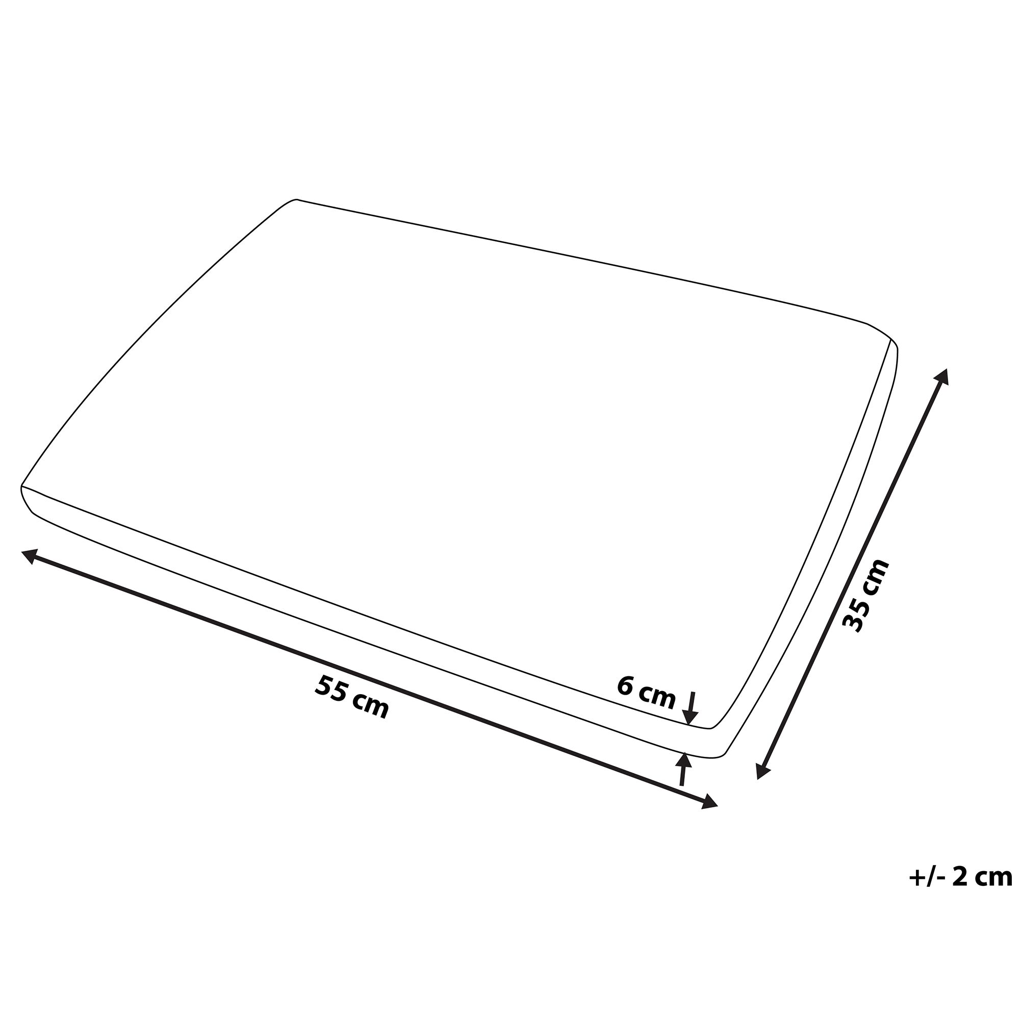 Poduszka memory foam 55 x 35 cm MUIR